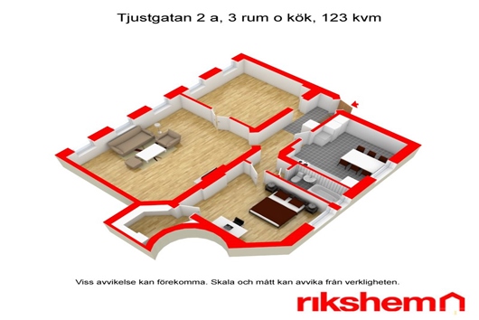 Lägenhet i Marielund, Norrköping, Östergötland, Tjustgatan 2 A