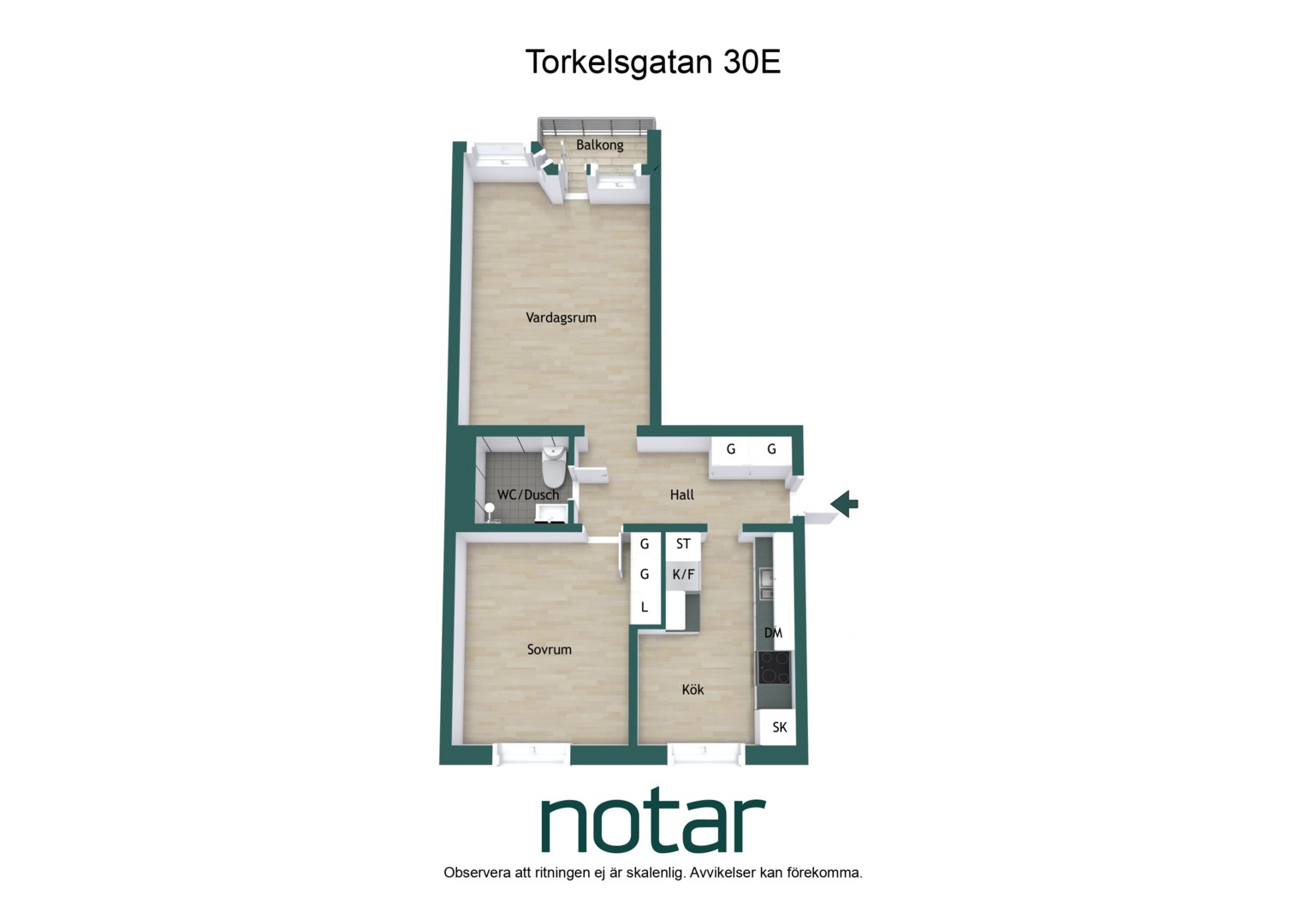 Bostadsrätt i Höganäs, Uppsala, Torkelsgatan 30E