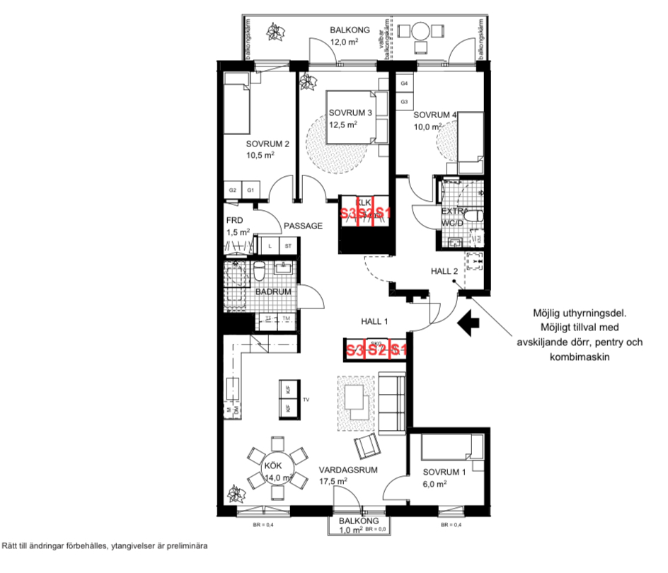 Bostadsrätt i Hagastaden, Solna, Stockholm, Solnavägen 15D