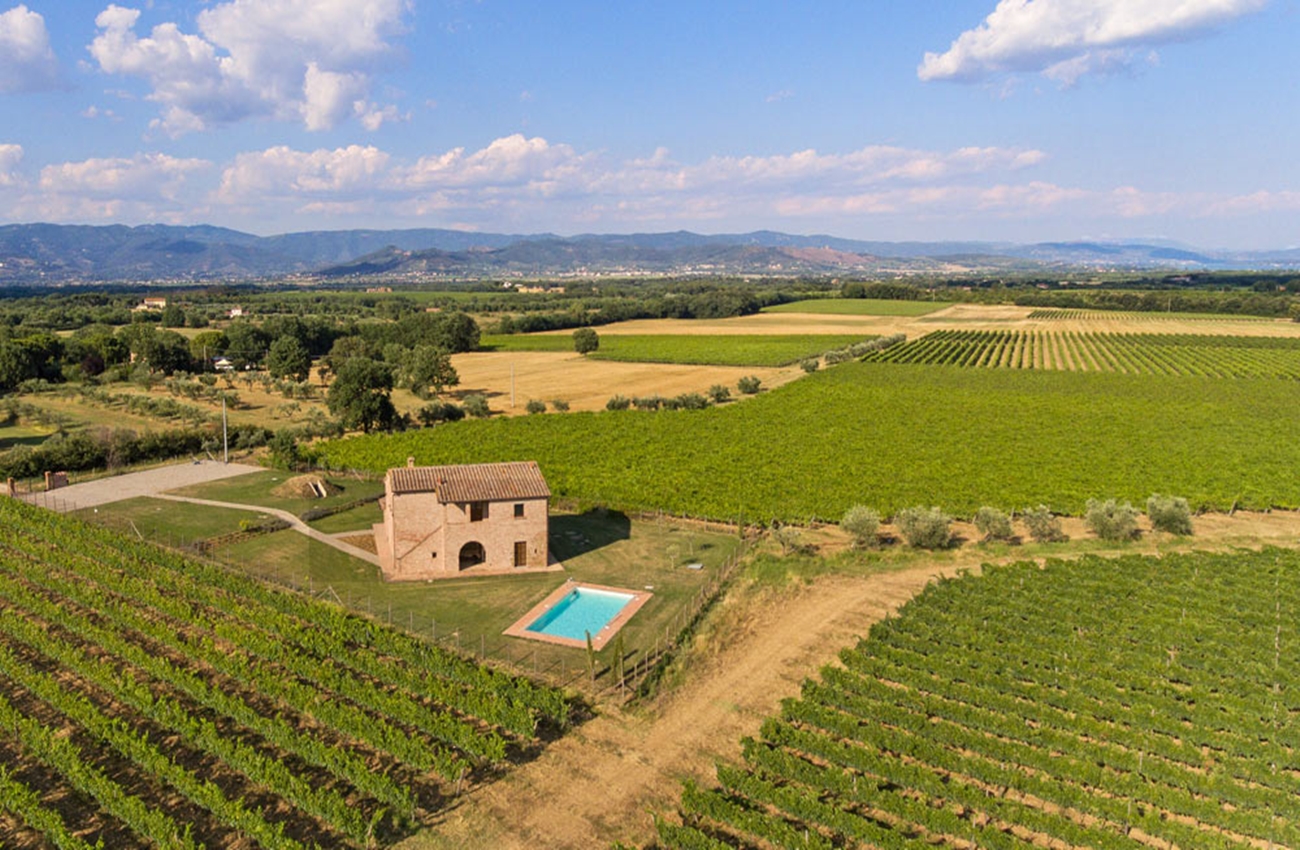 Villa i Toscana, Cortona, Arezzo, Cortona