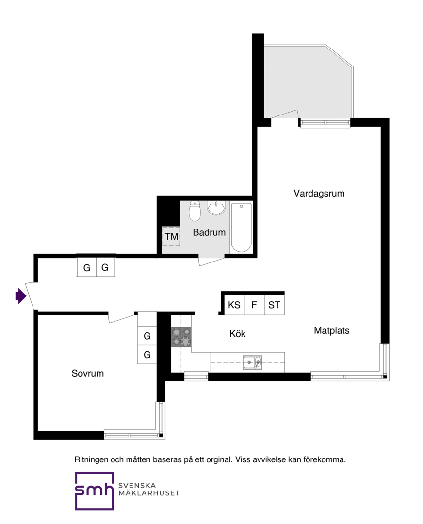 Bostadsrätt i Rissne, Sundbyberg, Stockholm, Mjölnerbacken 74