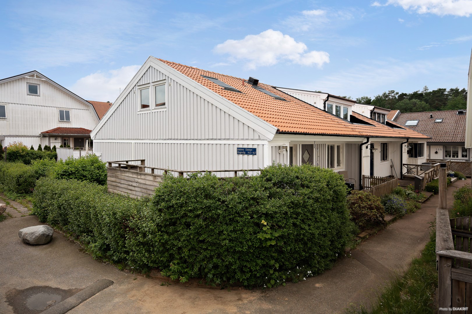 Radhus i Sisjön, Askim, Västra Götaland, Göteborg, Askims domarringsväg 163