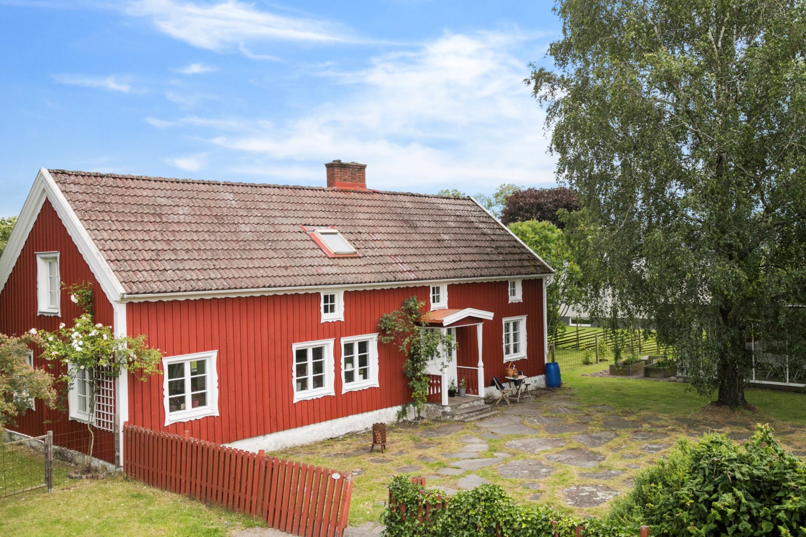 Villa i Derome, Veddige, Halland, Varberg, Permatsvägen 11 och 9