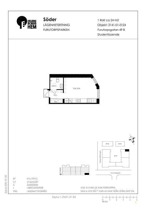 Lägenhet i Älmhult, Kronoberg, Östergatan 11 D