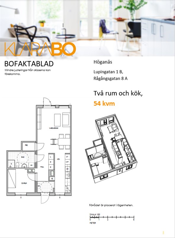 Lägenhet i Höganäs, Skåne, Rågångsgatan 8 A