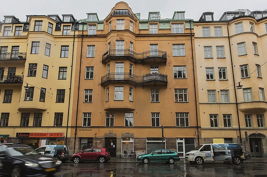 Lägenhet i Vasastaden, Stockholm, Hagagatan 50