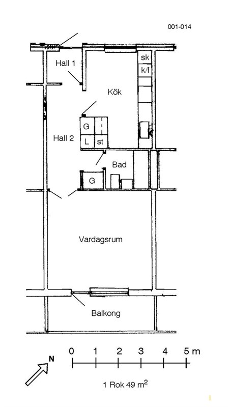 Studentlägenhet i Kronoparken, Karlstad, Värmland, Jakthornsgatan 76