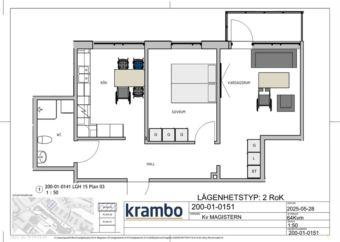 Lägenhet i Kramfors, Gudmundrå distrikt, Västernorrland, Ringvägen 32