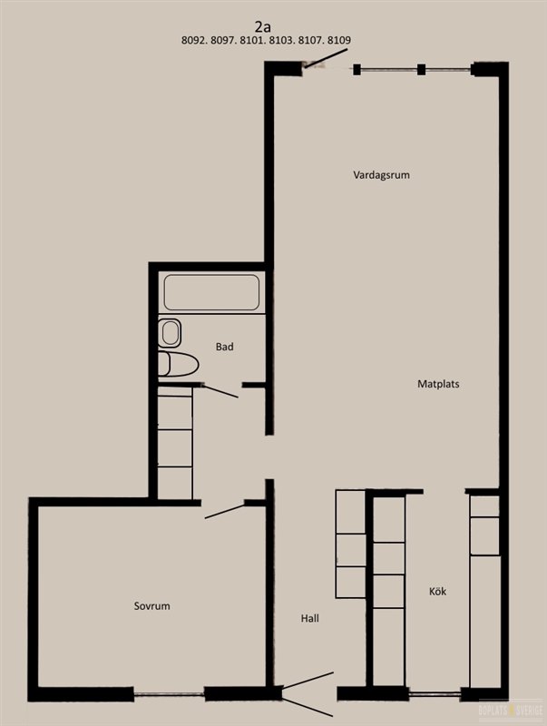 Lägenhet i Fränsta, Torps distrikt, Västernorrland, Ånge, Centralvägen 23