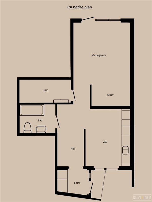 Lägenhet i Alby, Borgsjö distrikt, Västernorrland, Ånge, Gamla vägen 12 H