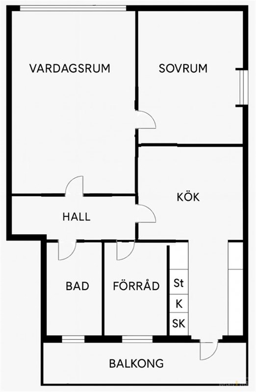 Lägenhet i Svenljunga, Västra Götaland, Syrengatan 3 I