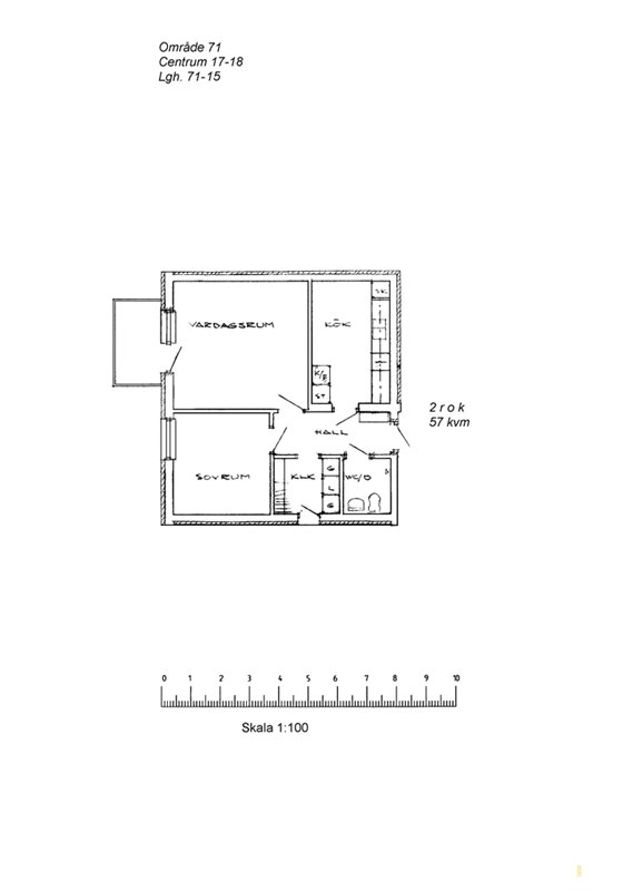 Lägenhet i Stensele, Västerbotten, Storuman, Långgatan 62 B