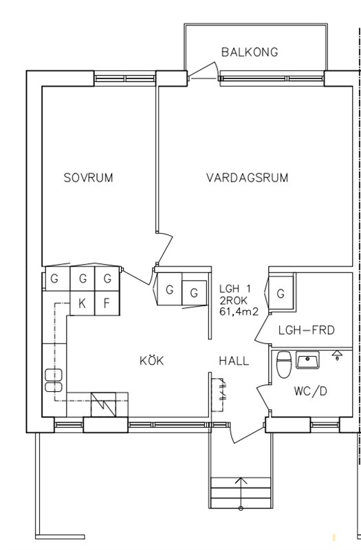 Lägenhet i Svenljunga, Västra Götaland, Syrengatan 6 A