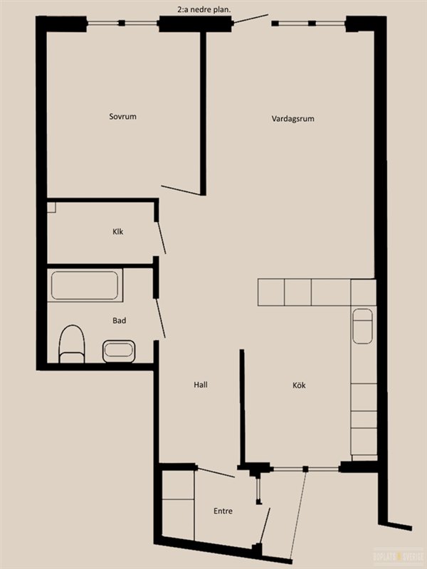 Lägenhet i Alby, Borgsjö distrikt, Västernorrland, Ånge, Gamla vägen 10 J