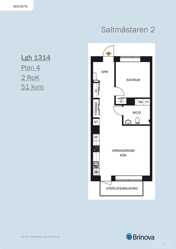 Lägenhet i Kävlinge, Skåne, Drömgatan 1