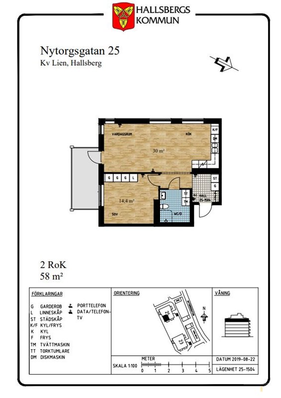 Lägenhet i Hallsberg, Örebro, Nytorgsgatan 25