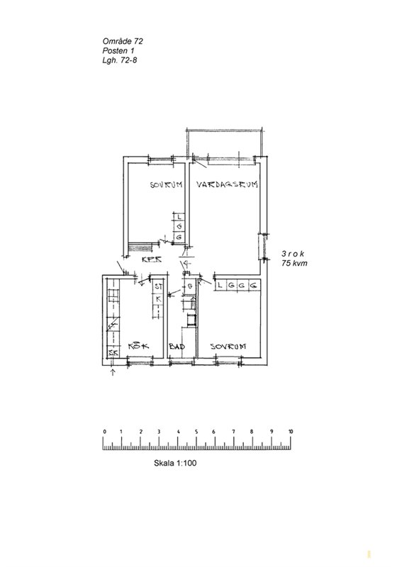 Lägenhet i Stensele, Västerbotten, Storuman, Blå Vägen 73 C