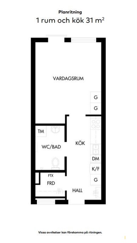 Lägenhet i Vikaholm, Växjö, Kronoberg, Edholmers Väg 1 E