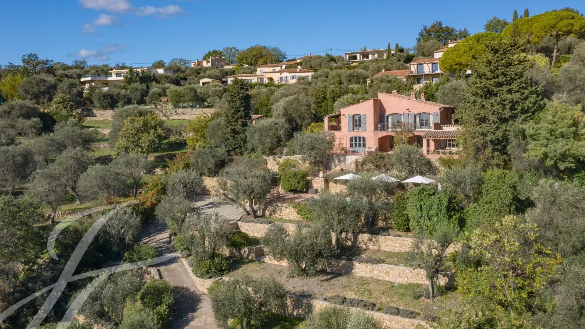 Villa i Franska Rivieran, Opio, Provence-Alpes-Côte D'azur, Alpes-Maritimes, Opio