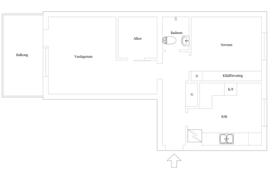 Bostadsrätt i Vellinge, Skåne, Storgatan 8A