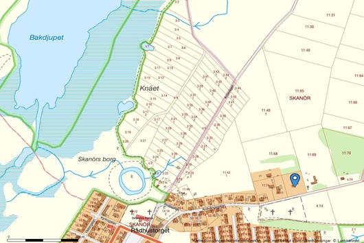 Tomt i Skanör med Falsterbo, Skåne, Vellinge, Knävångsgatan 15C