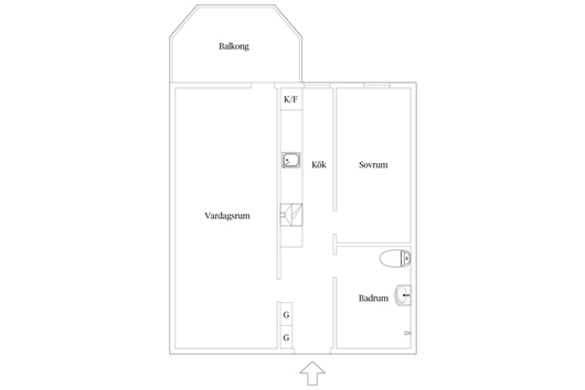 Bostadsrätt i Rosengård, MALMÖ, Malmö, Skåne, Thomsons väg 18