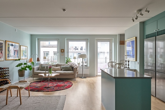 Bostadsrätt i Södermalm Sofia, Stockholm, Lottens Gata 11 -HÖGST UPP