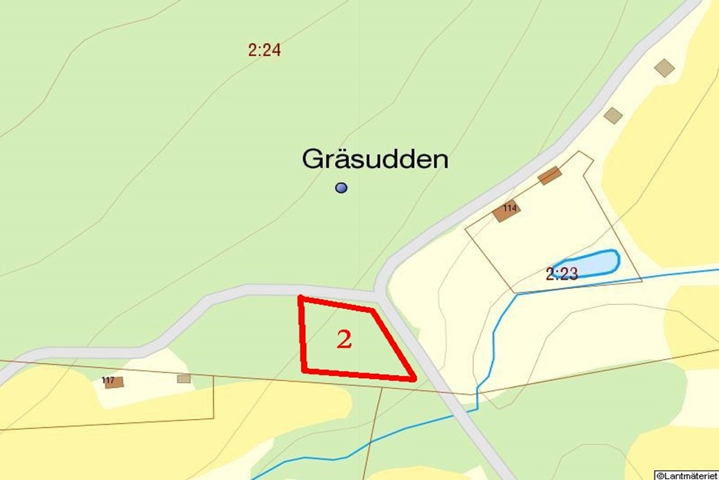 Tomt i Gräsudden, Lindesberg kommun, Sverige, Gräsudden, Åtsjön