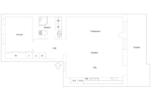 Bostadsrätt i Västra Hamnen, MALMÖ, Malmö, Skåne, Västra Varvsgatan 34A
