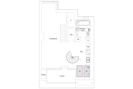 Bostadsrätt i Gamla Väster, MALMÖ, Malmö, Skåne, Jöns filsgatan 9