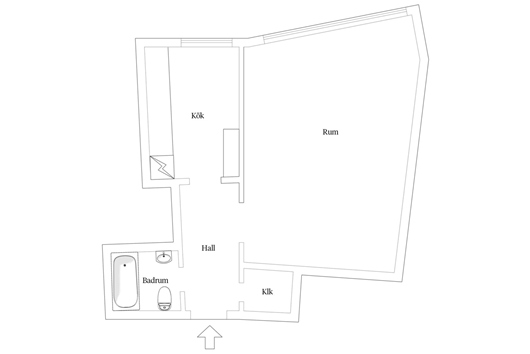 Bostadsrätt i Ribersborg, MALMÖ, Malmö, Skåne, Fridhemstorget 20A