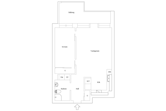 Bostadsrätt i Limhamns Hamnområde, Malmö, Skåne, Linoljegatan 9