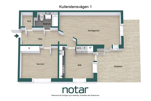 Bostadsrätt i Stenhagen, Uppsala, Kullerstensvägen 1