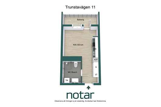 Bostadsrätt i Knivsta, Uppsala, Trunstavägen 11