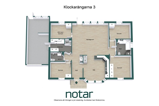 Villa i Björklinge, Uppsala, Klockarängarna 3