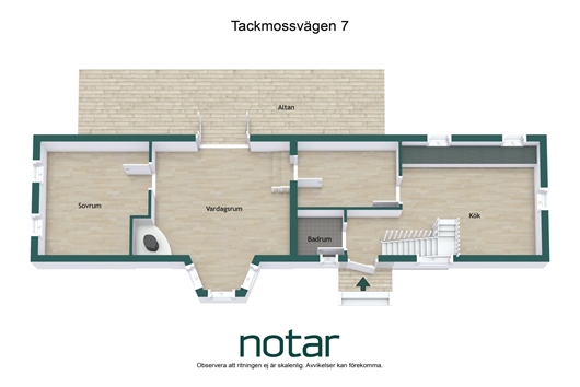 Fritidshus i Järlåsa, Uppsala, Tackmossvägen 7