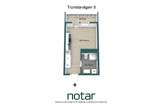 Bostadsrätt i Knivsta, Uppsala, Trunstavägen 5