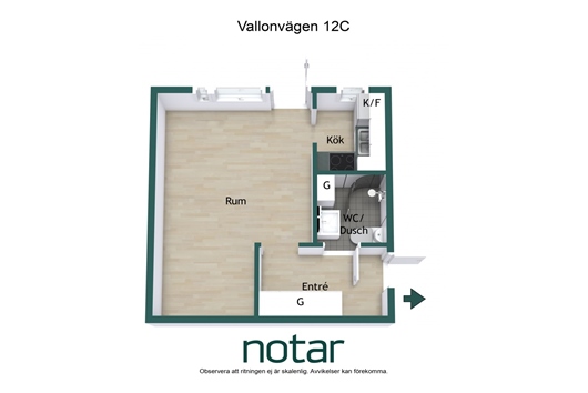 Bostadsrätt i Österbybruk, Uppsala, Östhammar, Vallonvägen 12C