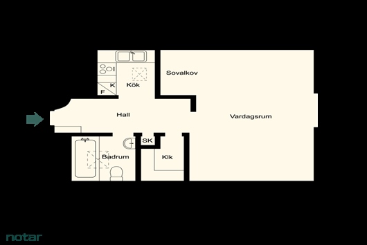 Bostadsrätt i Huddinge centralt, Stockholm, Domarvägen 18