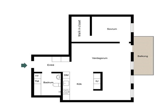 Bostadsrätt i Sundbyberg - Rissne, Stockholm, Kavallerivägen 2B