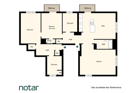 Bostadsrätt i Centrala Sundbyberg, Stockholm, Duvgränd 5B