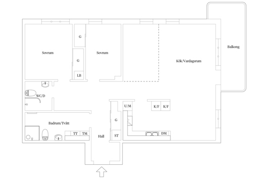 Bostadsrätt i Strandstaden, Lomma, Skåne, Bojgränd 5