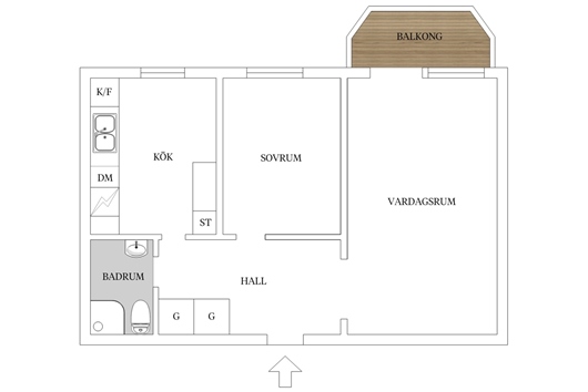 Bostadsrätt i Henriksgården, Lomma, Skåne, Slättängsgatan 11