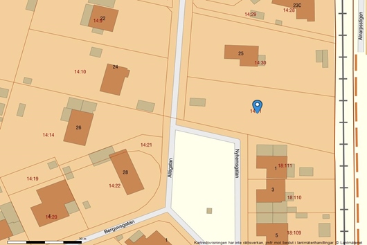 Tomt i Lomma - Gamla delen, Lomma gamla delen, Skåne, Allégatan 27