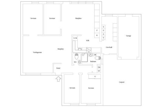 Radhus i Lomma - Fågelgatorna, Skåne, Nyhemsgatan 35