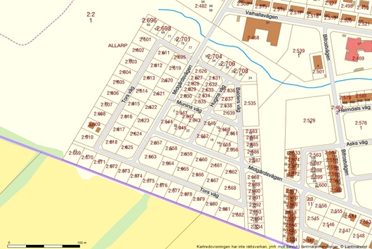 Tomt i Allarp, Skummeslövsstrand, Halland, Laholm, Allarp