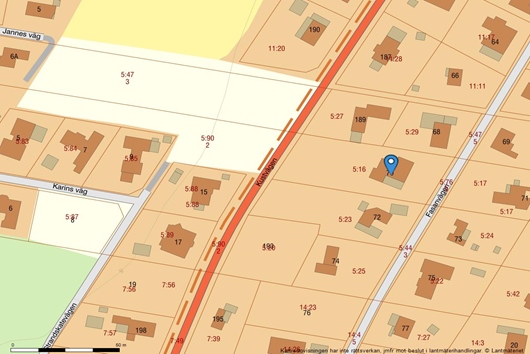 Tomt i Mellbystrand, Halland, Laholm, Fasanvägen 70