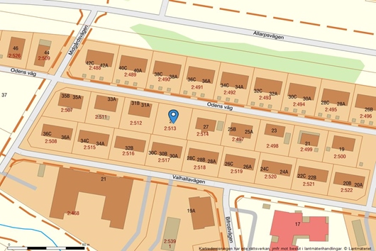 Tomt i Allarp, Skummeslövsstrand, Halland, Laholm, Odens väg 29