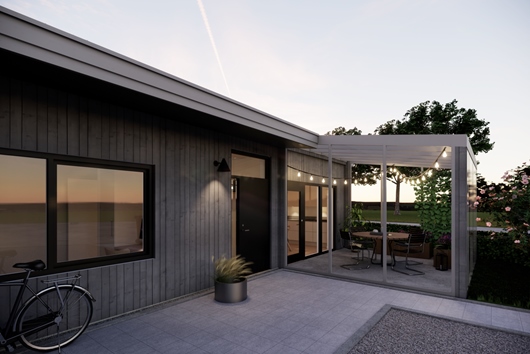 Radhus i Allarp, SKUMMESLÖVSSTRAND, Halland, Laholm, Balders väg 2