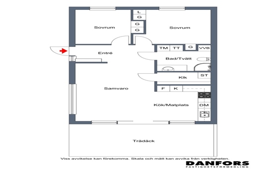 Bostadsrätt i Allarp, SKUMMESLÖVSSTRAND, Halland, Laholm, Valhallavägen 6C